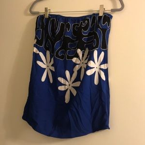 Hawaiian print Nahe Wahine tube top